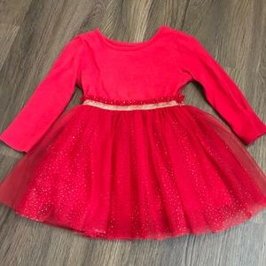 Baby girl 18M red tutu dress